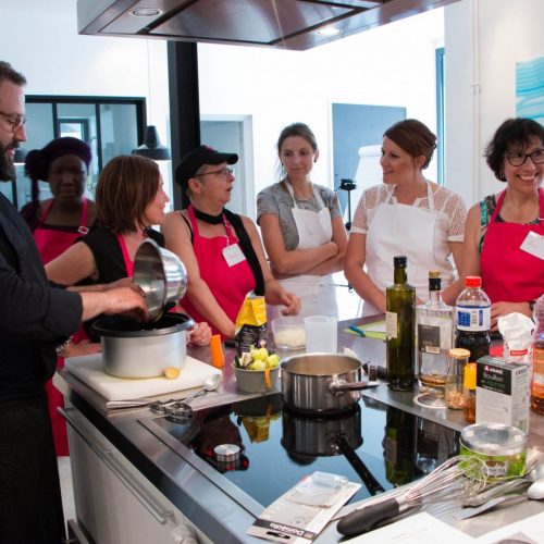 Atelier culinaire chez Cuisine Innovation